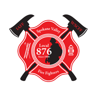 Spokane Valley Firefighters 876 logo