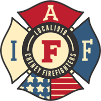 Cheney Firefighters 1919 logo