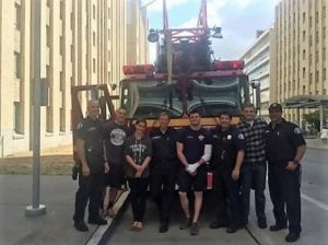 Seattle Crew outside Harborview