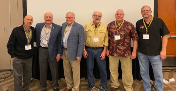 WSCFF Retirees Advisory Board members pose for picture.